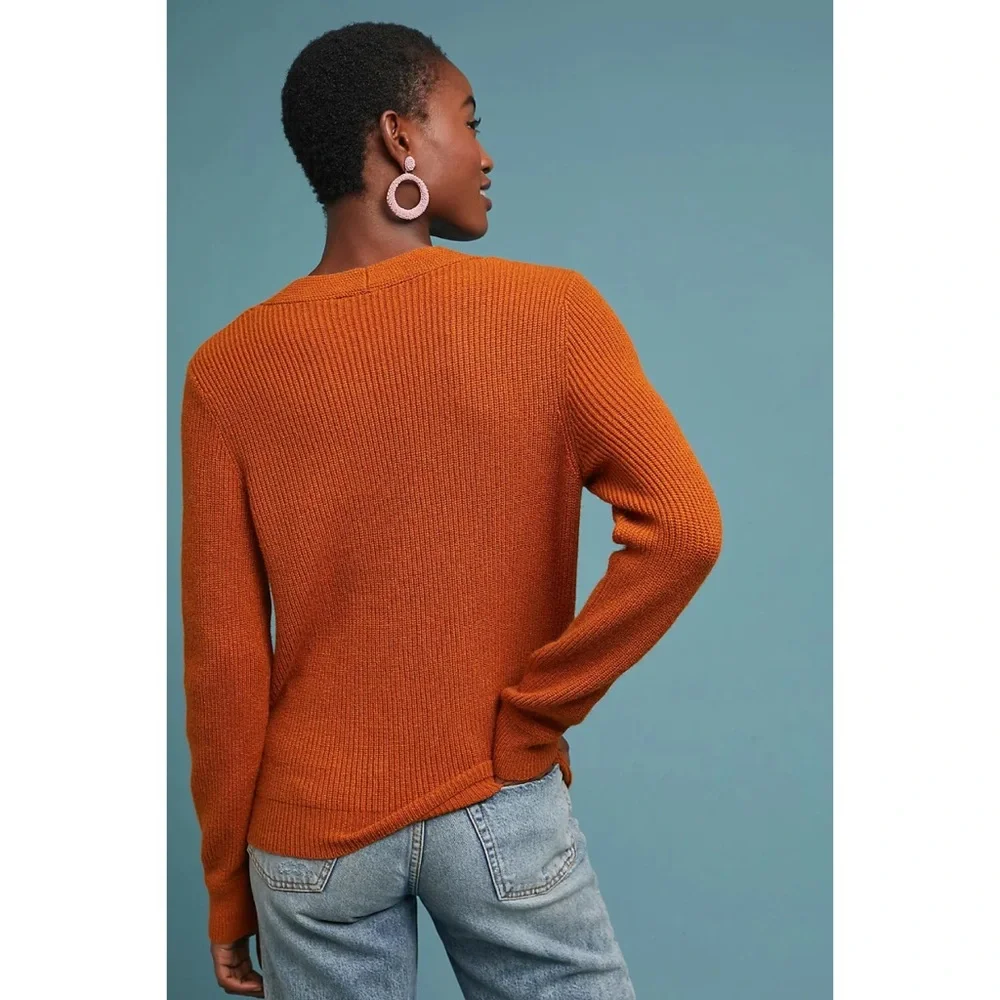 Anthropologie Freeport Ribbed Sweater